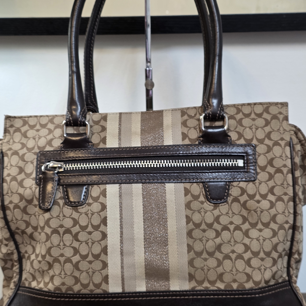 Coach LEGACY Signature Tote Bag - Picture 8 of 13